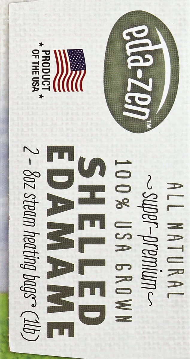 slide 4 of 4, eda-zen Shelled Salted Edamame, 16 oz