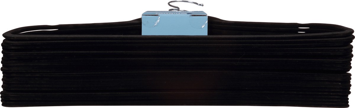 slide 7 of 12, Whitmor Spacemaker Suit Hangers S/20-Black, 20 ct