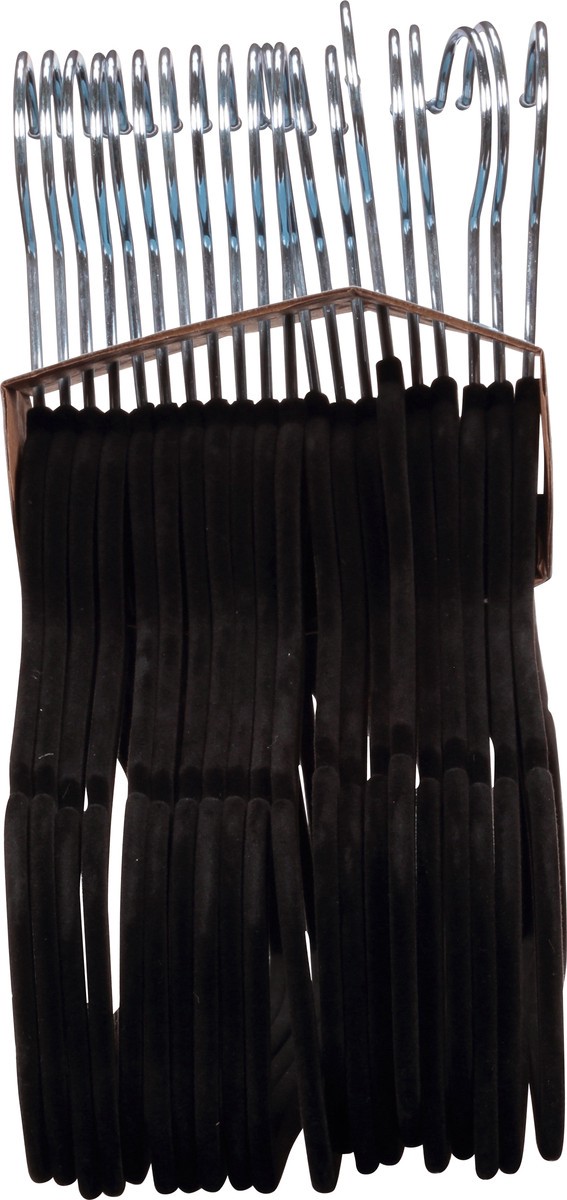 slide 9 of 12, Whitmor Spacemaker Suit Hangers S/20-Black, 20 ct