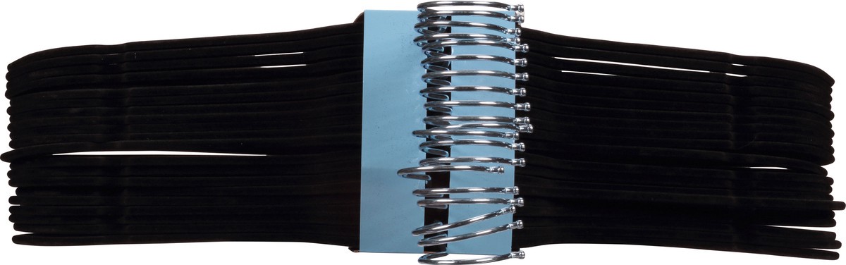 slide 10 of 12, Whitmor Spacemaker Suit Hangers S/20-Black, 20 ct