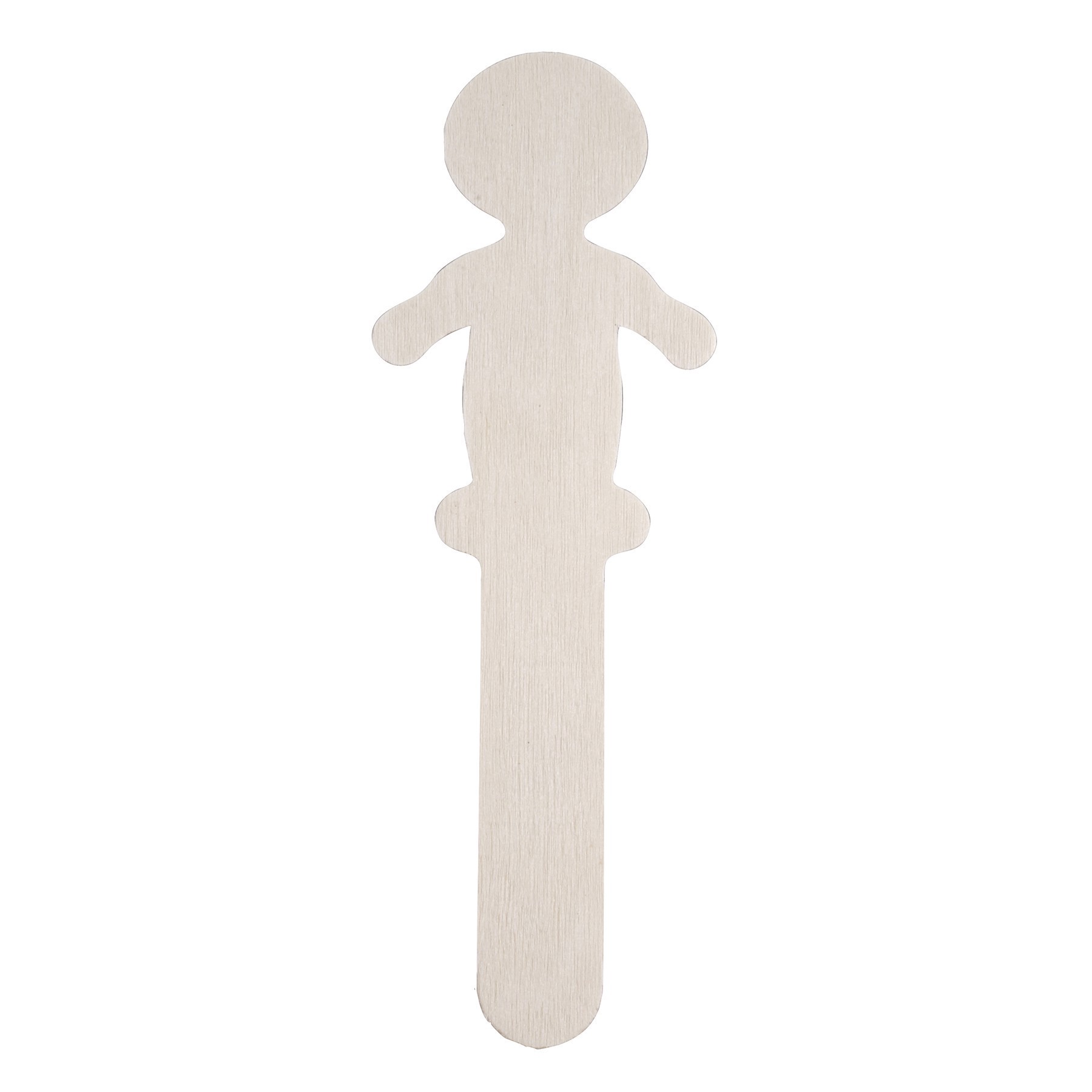 slide 5 of 5, Wood Stick People By Creatology, 5.5 in x 2 in