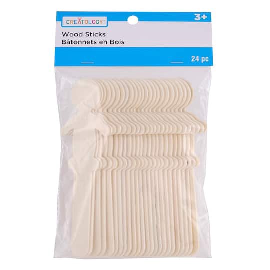 slide 1 of 5, Wood Stick People By Creatology, 5.5 in x 2 in