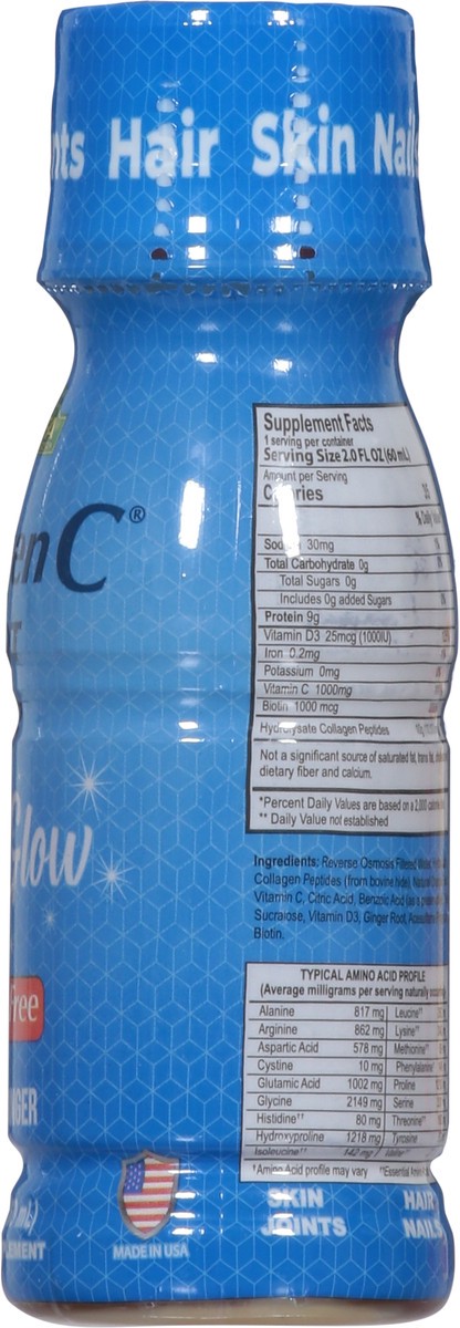 slide 4 of 9, Alfa Vitamins Sugar Free Shot Skin Glow Orange Ginger Collagen C 2.0 fl oz, 2 fl oz