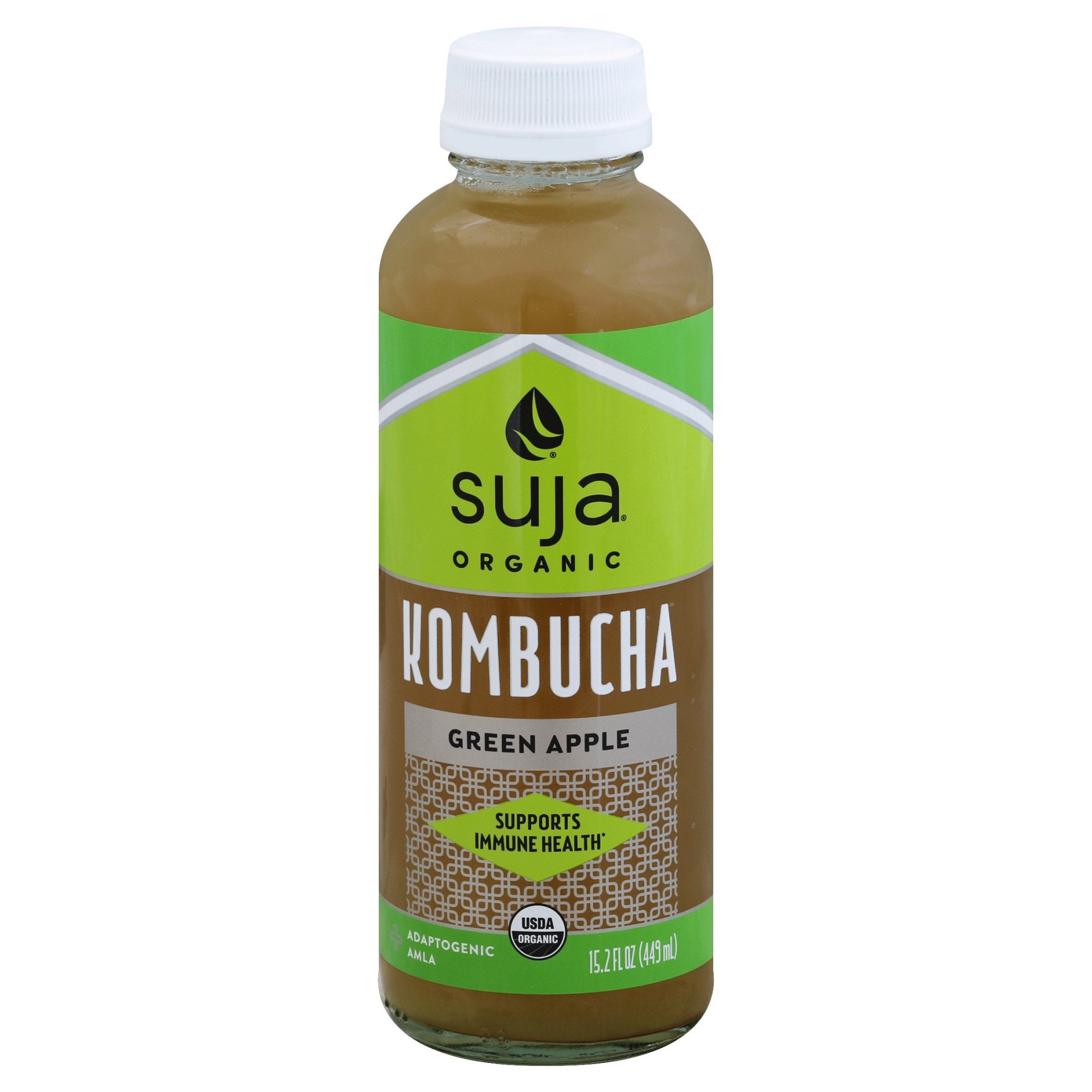 slide 1 of 2, Suja Kombucha Green Apple Organic - 15.2 oz, 15.2 oz