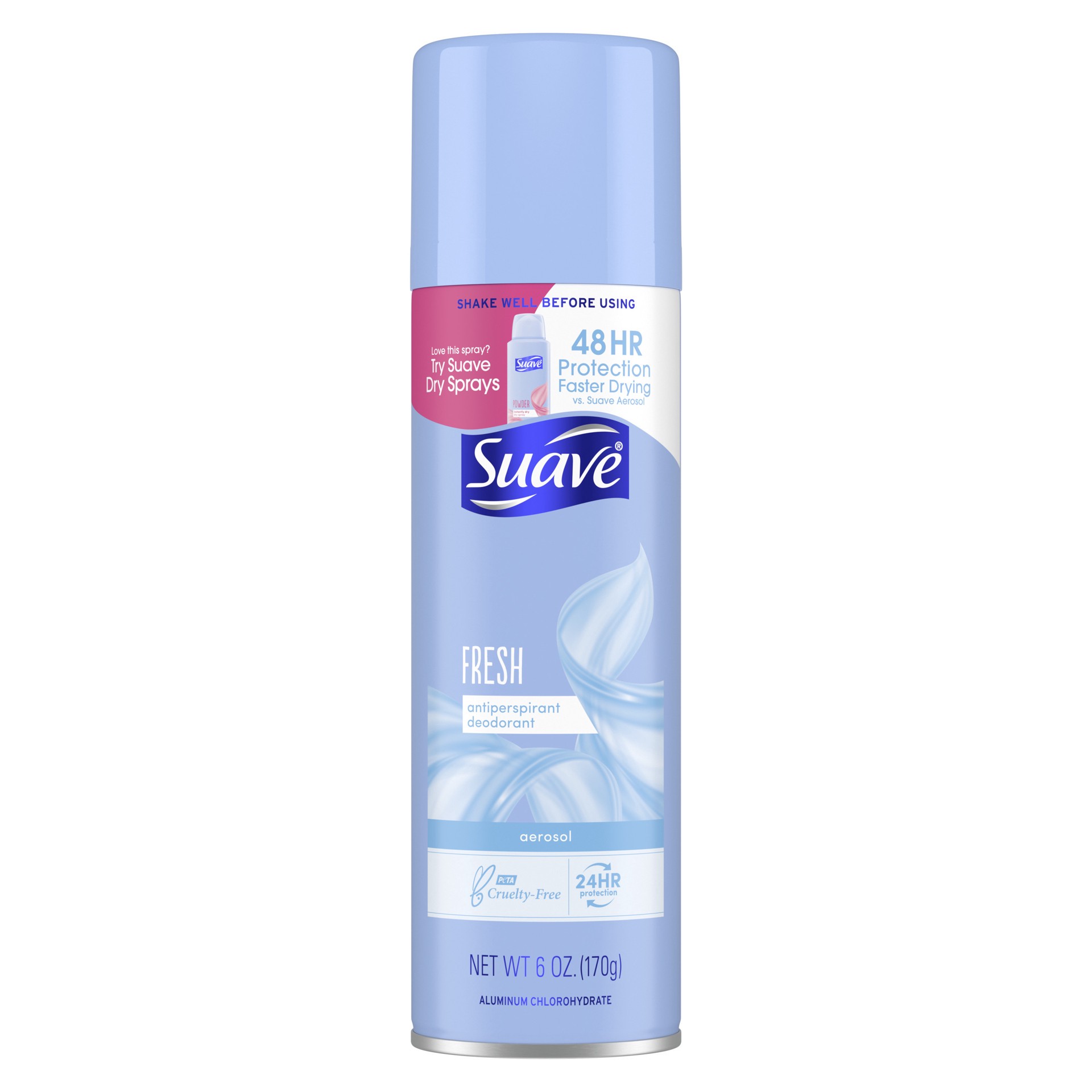 slide 1 of 9, Suave Shower Fresh Anti-Perspirant Aerosol, 6 oz