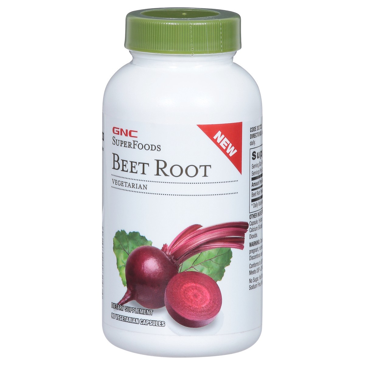 slide 6 of 15, GNC SuperFoods Vegetarian Capsules Beet Root - 90 ct, 90 ct