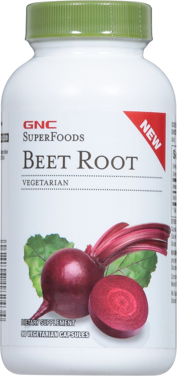 slide 9 of 15, GNC SuperFoods Vegetarian Capsules Beet Root - 90 ct, 90 ct