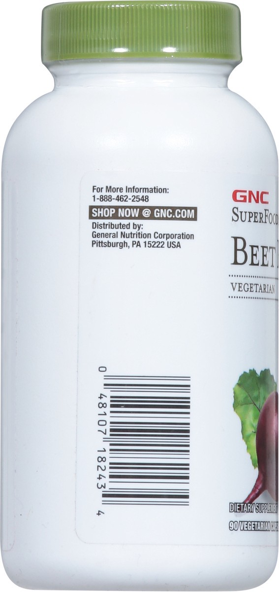 slide 14 of 15, GNC SuperFoods Vegetarian Capsules Beet Root - 90 ct, 90 ct