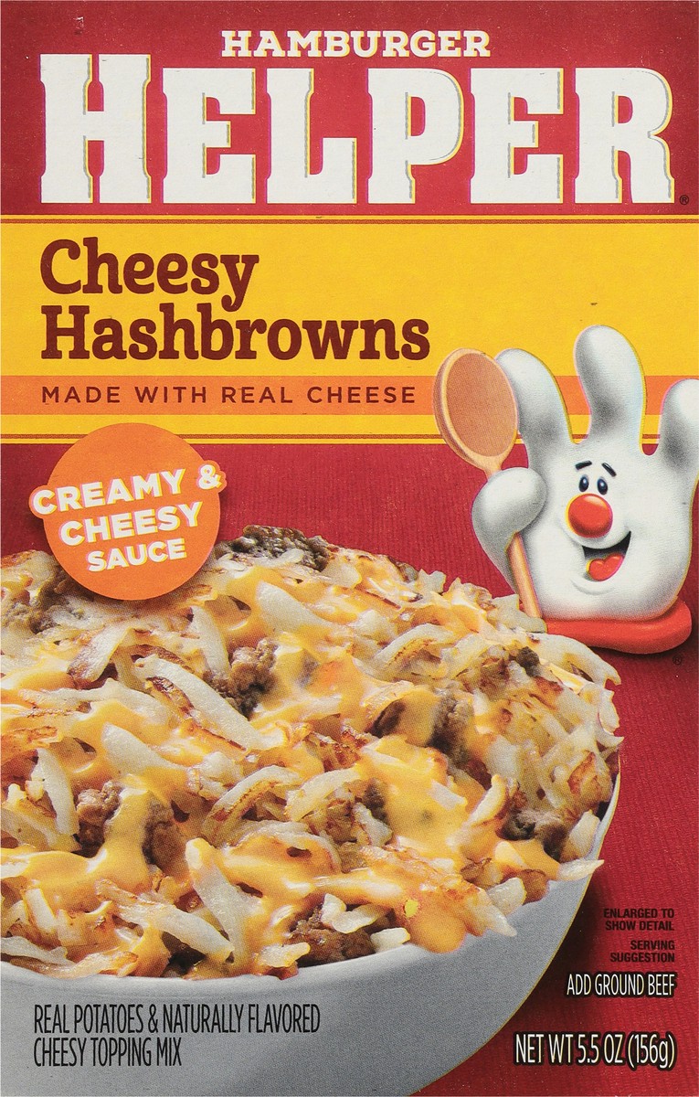 slide 4 of 14, Hamburger Helper Breakfast Rich Cheese Sauce Cheesy Hashbrowns 5.5 oz, 5.5 oz