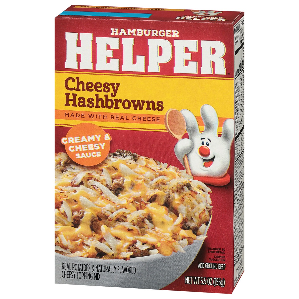 slide 5 of 14, Hamburger Helper Breakfast Rich Cheese Sauce Cheesy Hashbrowns 5.5 oz, 5.5 oz