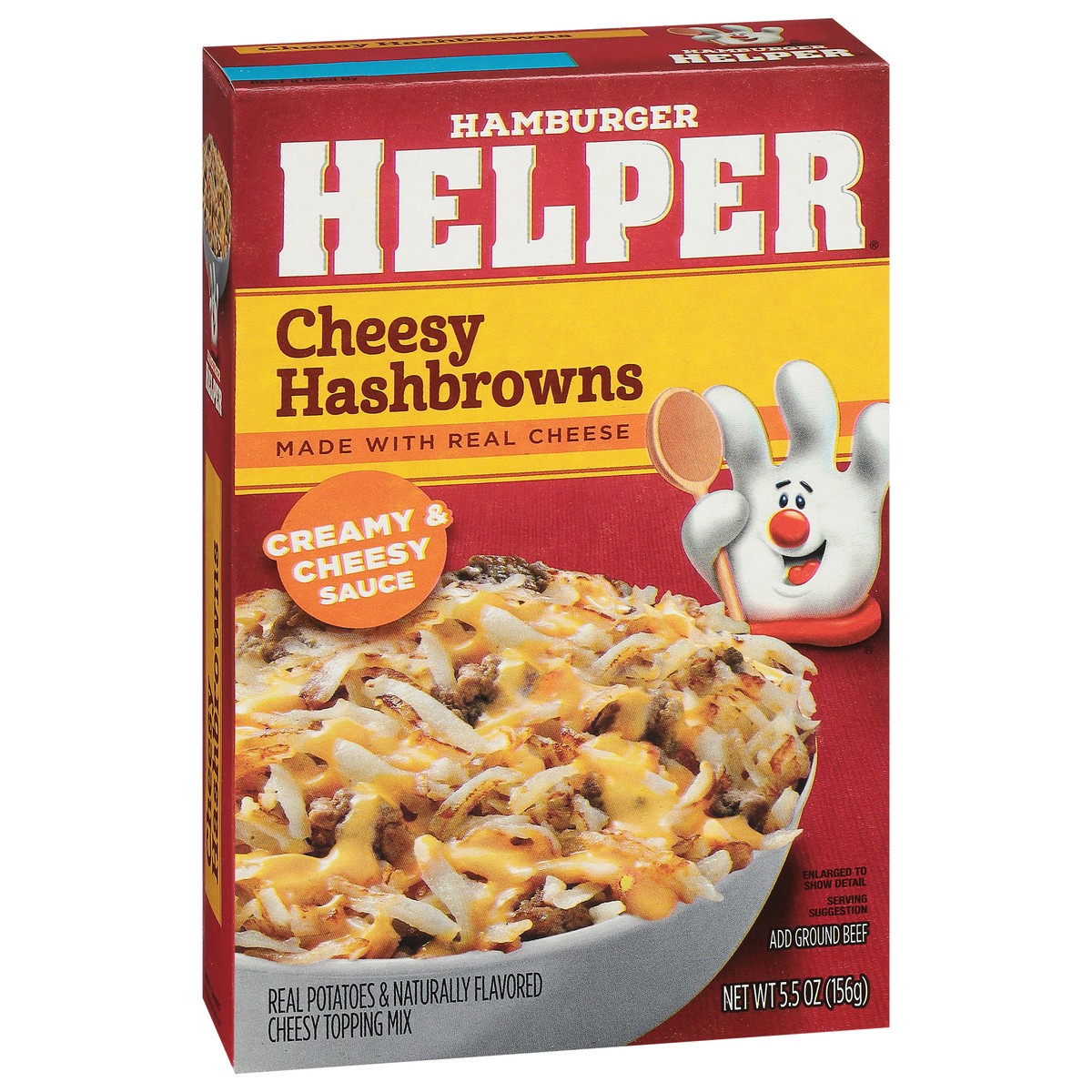slide 2 of 14, Hamburger Helper Breakfast Rich Cheese Sauce Cheesy Hashbrowns 5.5 oz, 5.5 oz