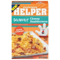 Hamburger Helper Breakfast Rich Cheese Sauce Cheesy Hashbrowns 5.5 oz
