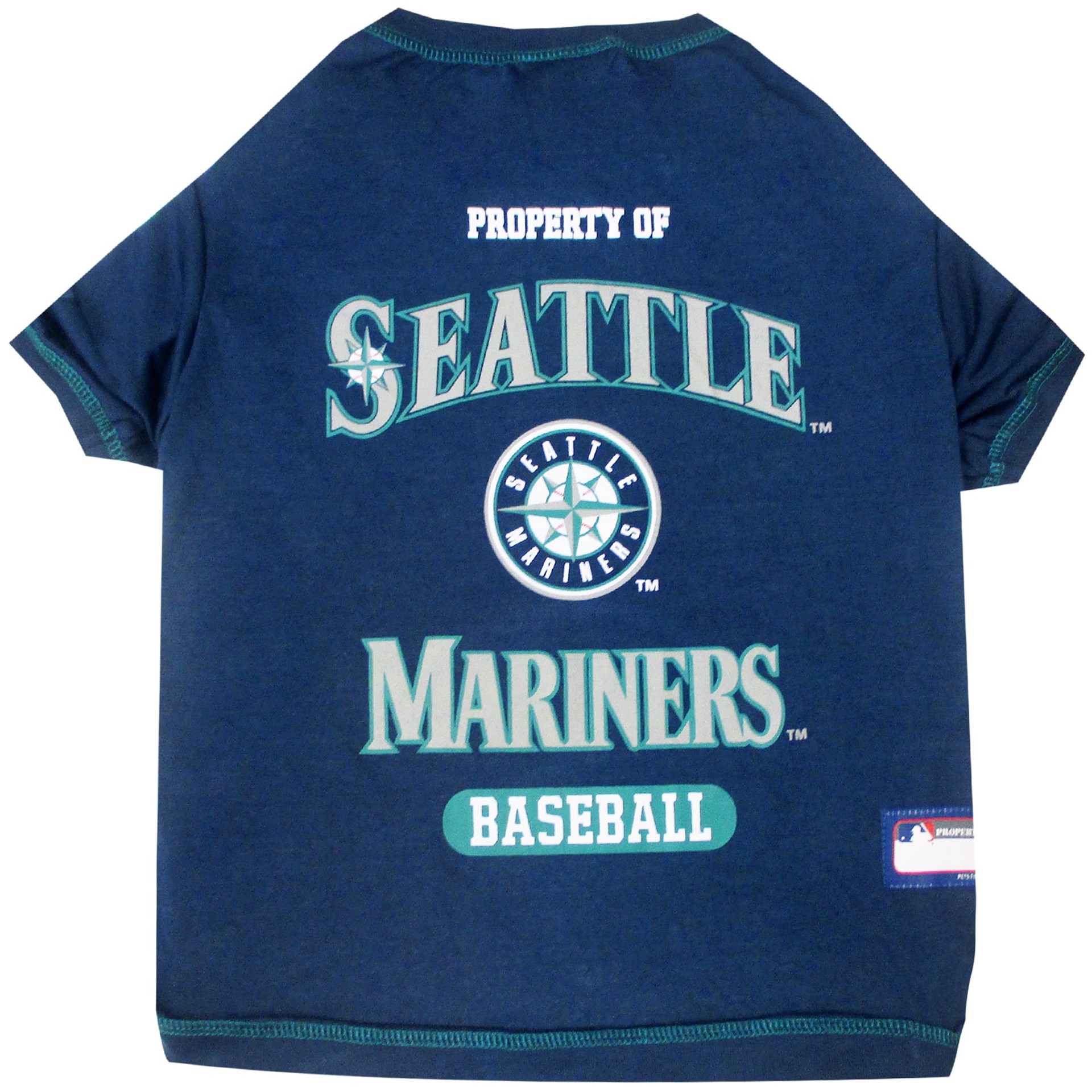 slide 1 of 1, Pets First Seattle Mariners T-Shirt, LG