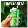 slide 6 of 25, RITAS Lime-A-Rita Sparkling Margarita, 25 FL OZ Can, 25 oz