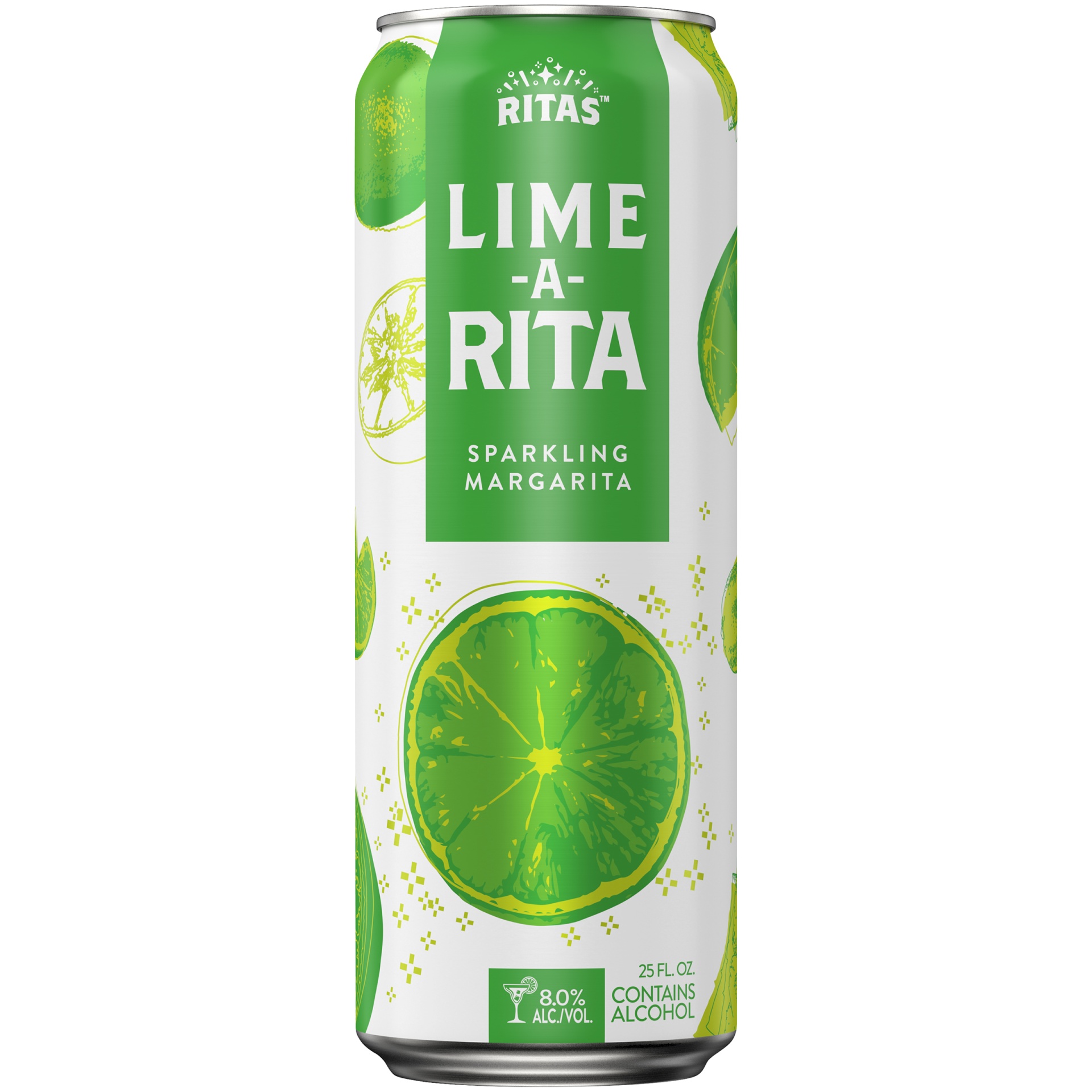 slide 1 of 4, Ritas Lime-A-Rita Sparkling Margarita, 25 oz