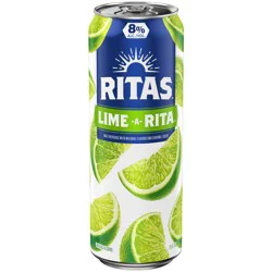 RITAS Lime-A-Rita Sparkling Margarita, 25 FL OZ Can