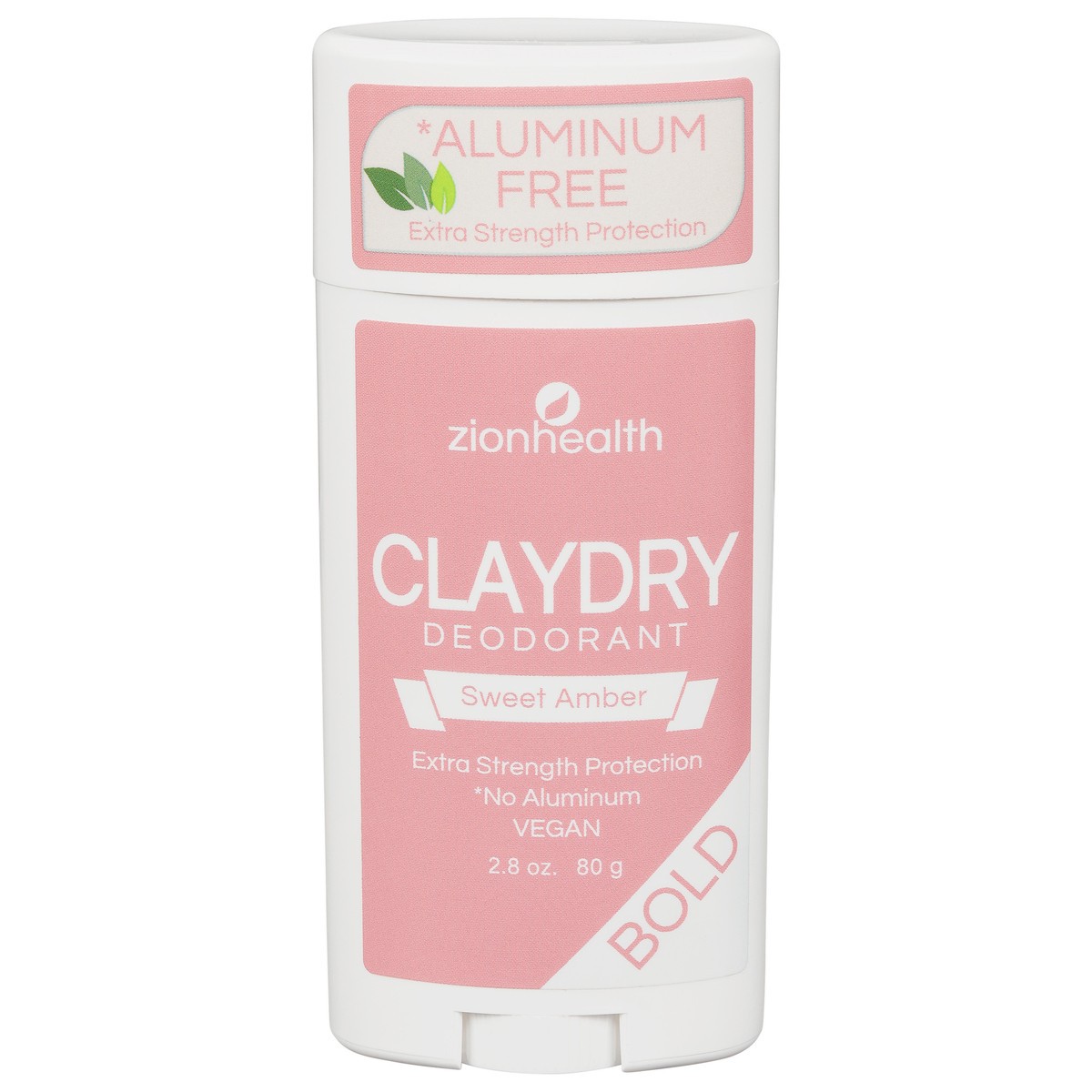 slide 1 of 9, Zion Health Clay Dry Deodorant, Sweet Amber, 2.8 oz