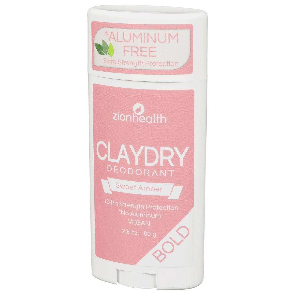 slide 3 of 9, Zion Health Clay Dry Deodorant, Sweet Amber, 2.8 oz
