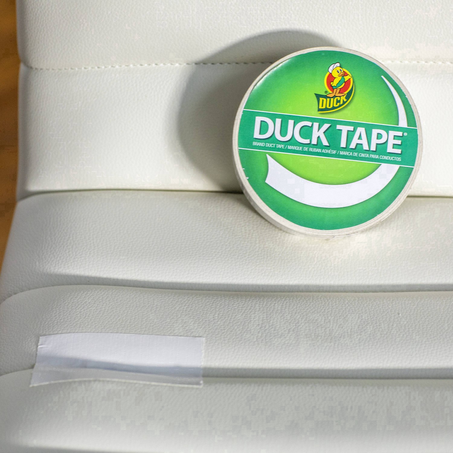 slide 49 of 54, Duck 1.88" x 20yd Duct Industrial Tape White, 20 yd