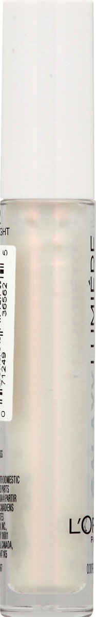 slide 5 of 7, L'Oréal Infallible Galaxy Lumiere Holographic Lip Gloss, Opal Light, 0.1 oz