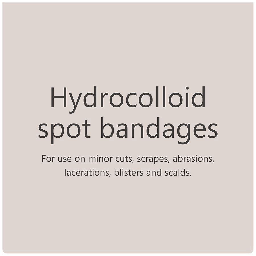 slide 2 of 5, Walgreens Hydrocolloid Spot Bandages, 36 ct