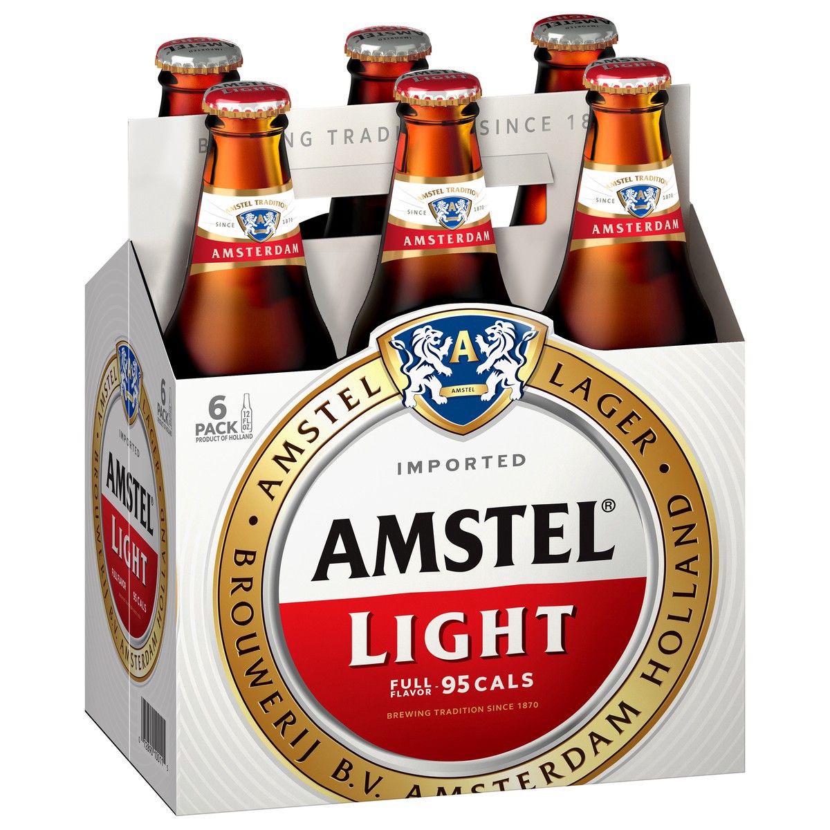 slide 3 of 10, Amstel Light Lager Beer, 6 Pack, 12 fl oz Bottles, 12 oz