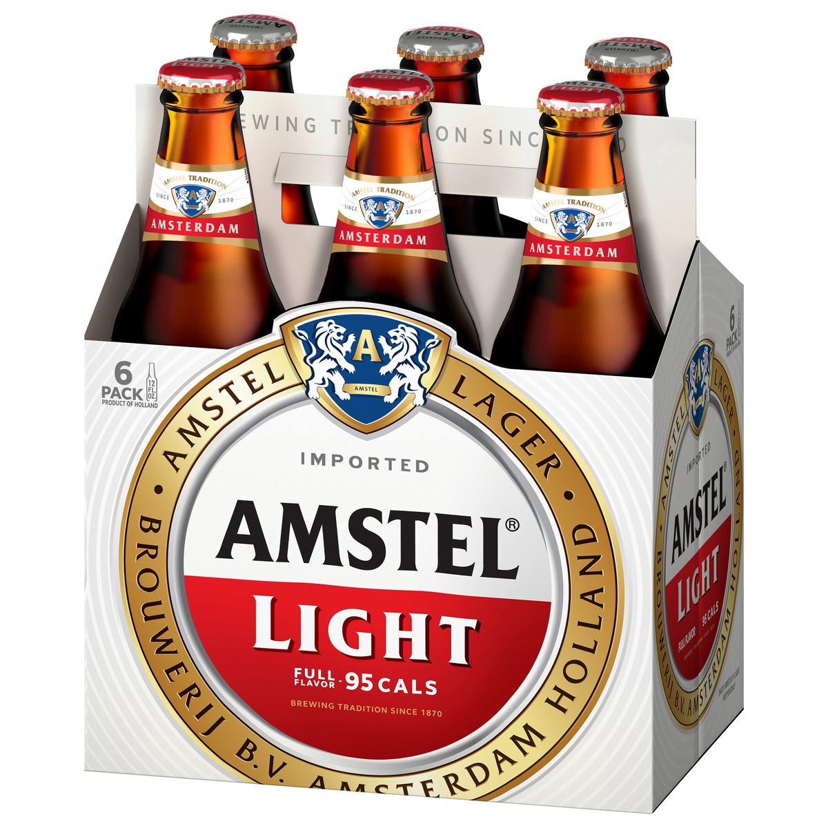 slide 7 of 10, Amstel Light Lager Beer, 6 Pack, 12 fl oz Bottles, 12 oz
