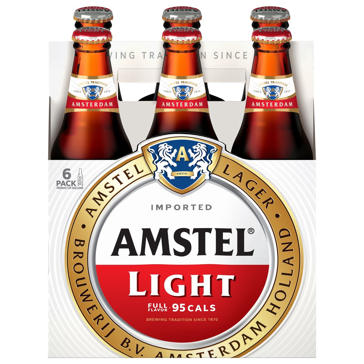 slide 8 of 10, Amstel Light Lager Beer, 6 Pack, 12 fl oz Bottles, 12 oz