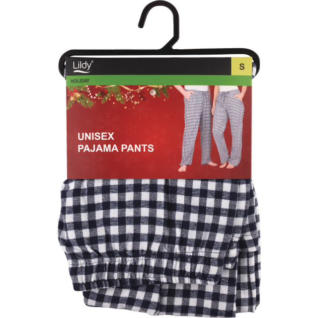slide 1 of 1, LILDY Unisex Flannel Pajama Pants S, 1 ct