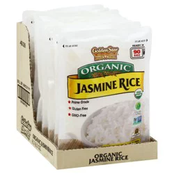 Golden Star Ready-to-Heat Organic Thai Hom Mali Jasmine Rice, 8.5 oz