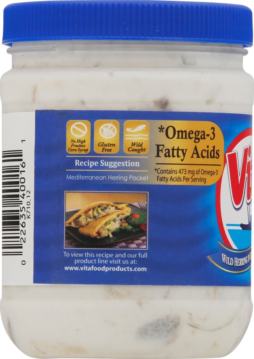 slide 5 of 13, Vita Wild Herring in Real Sour Cream 12 oz, 12 oz