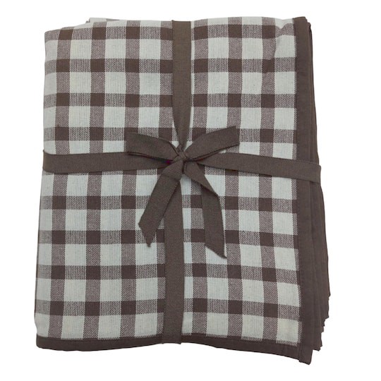 slide 1 of 4, 58" X 90" Checkered Table Cover By Ashland, 58 in x 90 in
