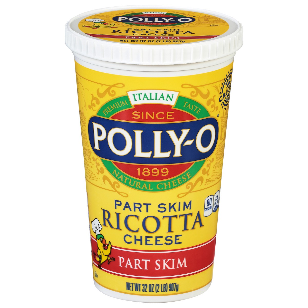 slide 4 of 11, Polly-O Cheese Part Skim Ricotta Cheese 32 oz. Tub, 32 oz