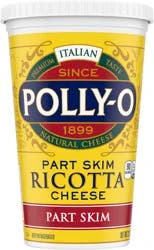 Polly-O Cheese Part Skim Ricotta Cheese 32 oz. Tub