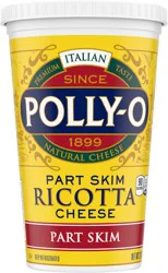 Polly-O Cheese Part Skim Ricotta Cheese - 32 oz
