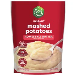 Food Club Instant Mashed Potatoes, Butter