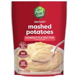 Food Club Instant Mashed Potatoes, Butter