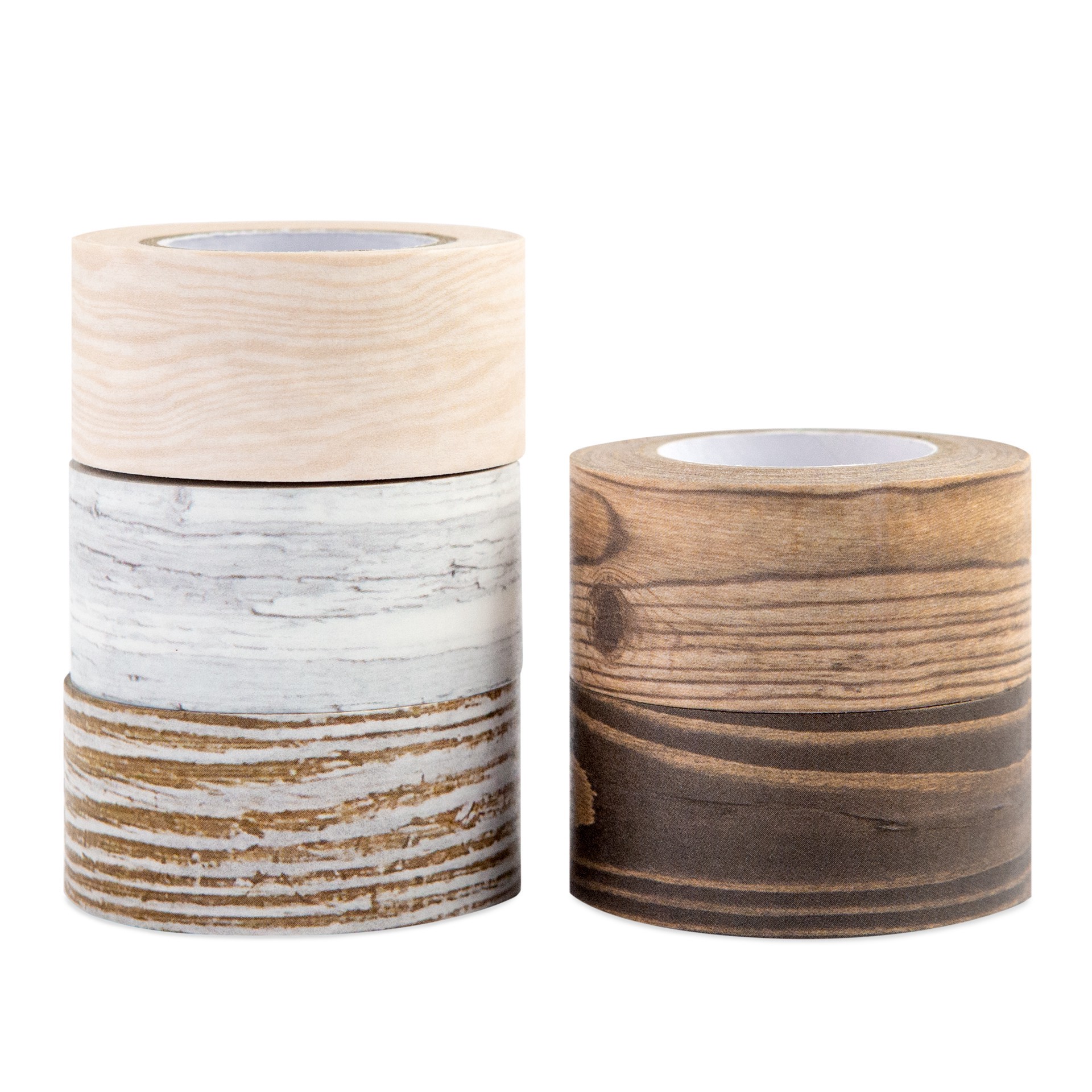 slide 3 of 3, Wood Grain Crafting Washi Tape Set By Recollections, 20mm x 5 yd each