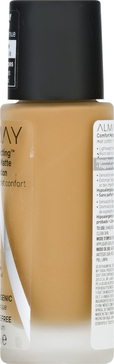 slide 8 of 12, Almay Skin Perfecting Comfort Matte Foundation, Warm Cashew, 1 oz