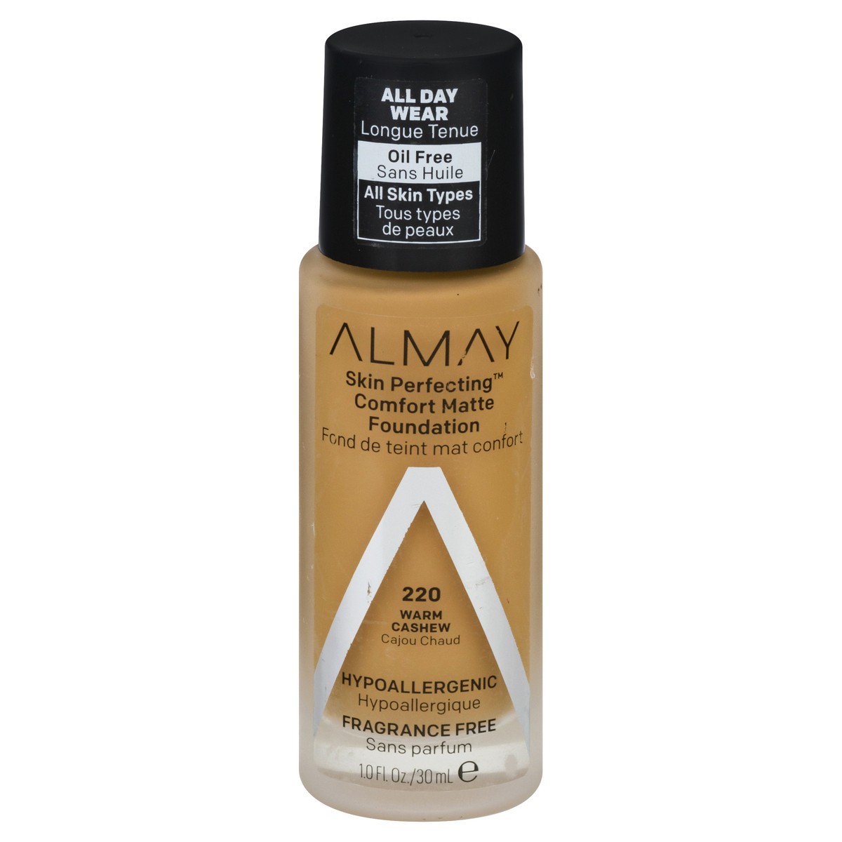 slide 6 of 12, Almay Skin Perfecting Comfort Matte Foundation, Warm Cashew, 1 oz