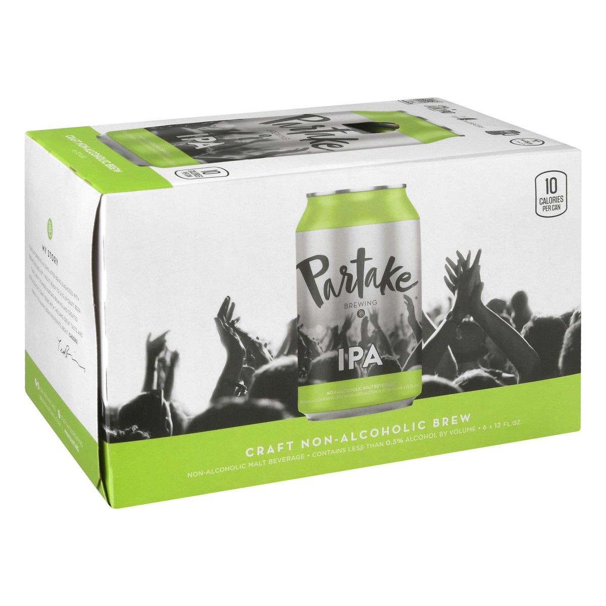 slide 4 of 9, Partake Brewing, Ipa Non-Alcoholic 6Pk, 12 oz