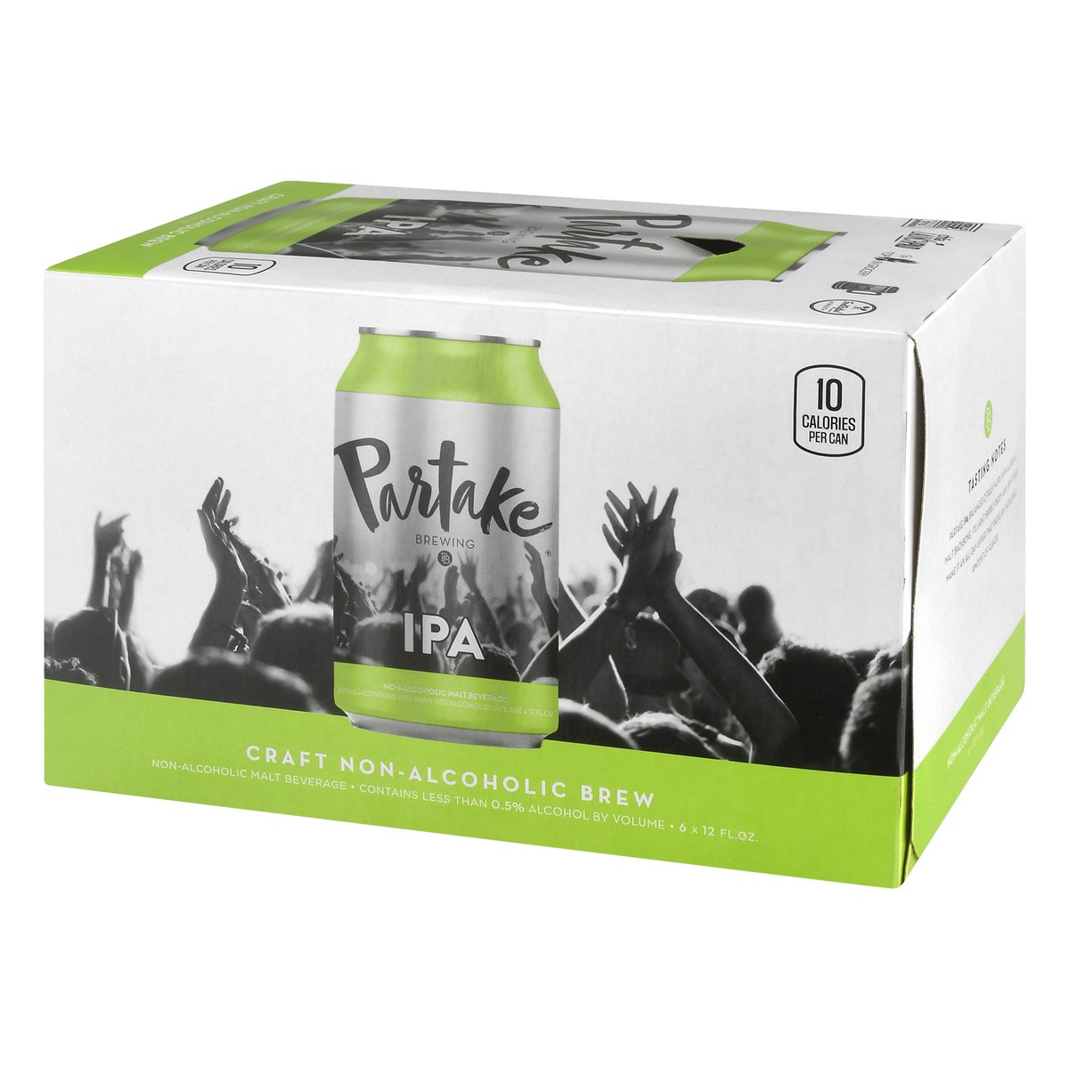 slide 8 of 9, Partake Brewing, Ipa Non-Alcoholic 6Pk, 12 oz
