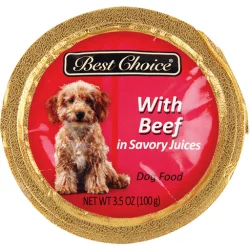 Best Choice Beef In Savory Juices Dog Food