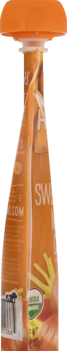 slide 8 of 9, Happy Baby Organics Clearly Crafted Stage 2 Sweet Potatoes, Mangos & Carrots Pouch 4oz UNIT, 4 oz