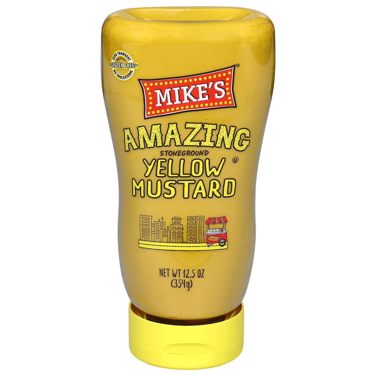 slide 2 of 4, Mike's Amazing Stoneground Yellow Mustard 12.5 oz, 12.5 oz