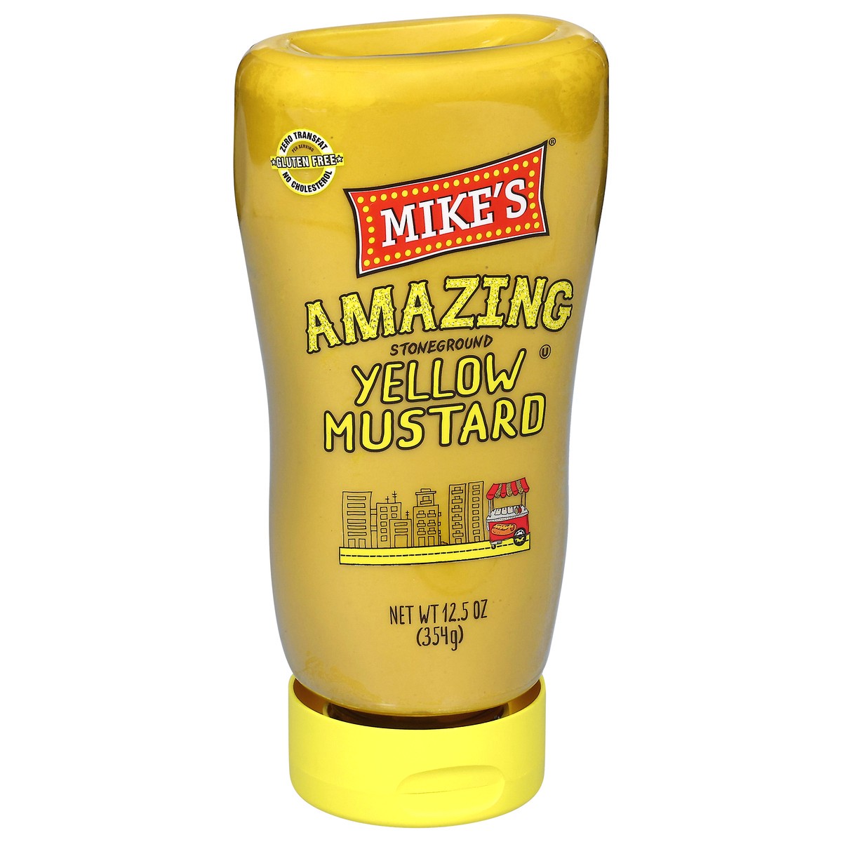 slide 4 of 4, Mike's Amazing Stoneground Yellow Mustard 12.5 oz, 12.5 oz