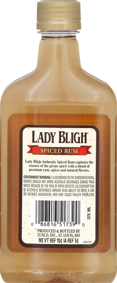 slide 10 of 11, Lady Bligh Spiced Rum, 375mL, 375 ml