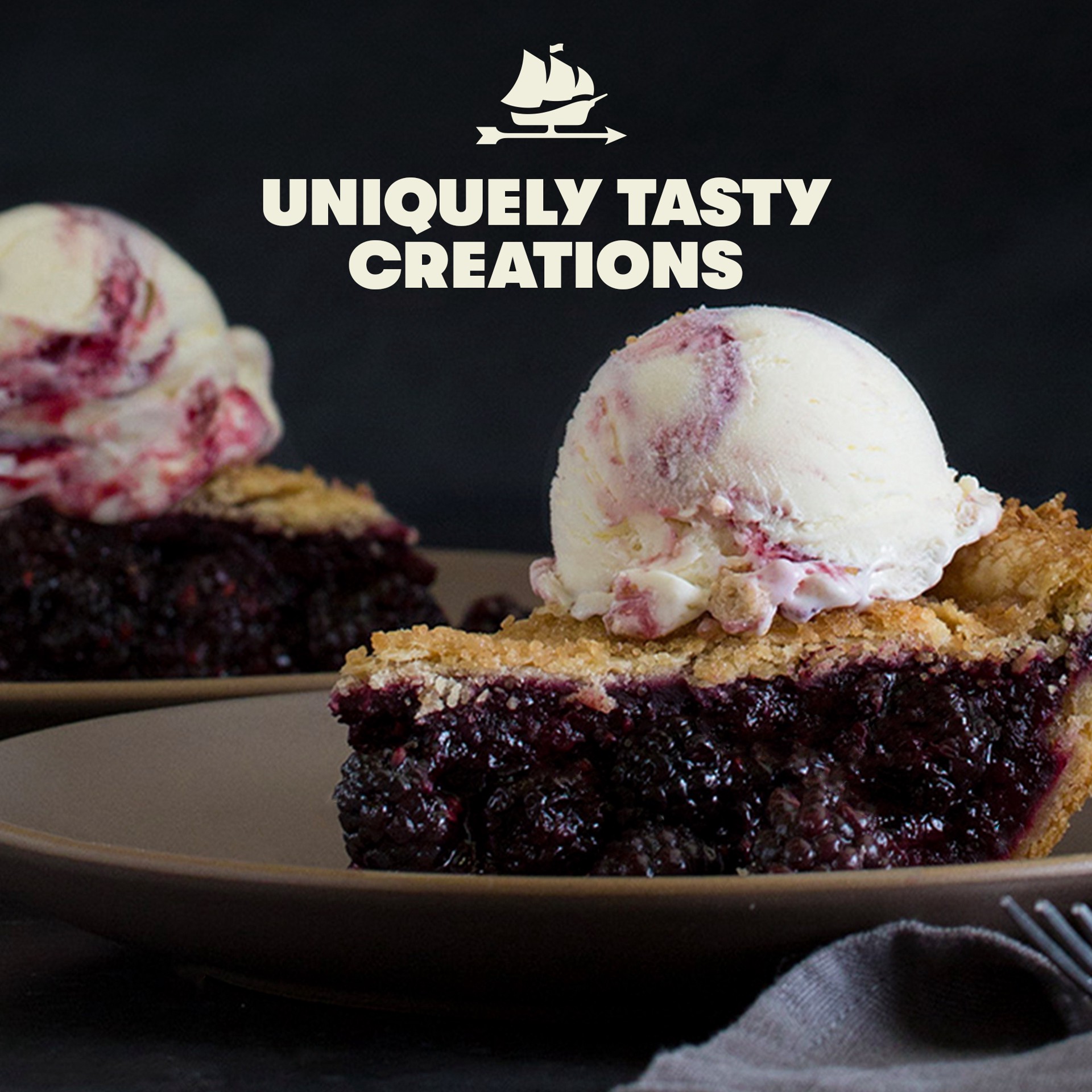 slide 2 of 5, Tillamook Marionberry Pie Ice Cream 1.5 qt, 48 oz