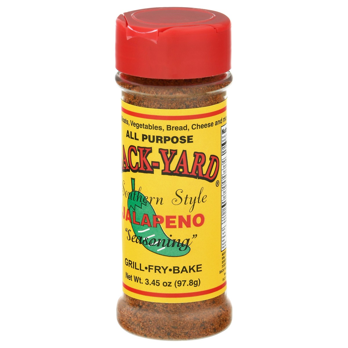 slide 11 of 12, Back-Yard All Purpose Southern Style Jalapeno Seasoning 3.45 oz, 3.45 oz