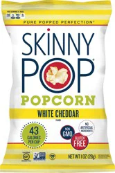 SkinnyPop White Cheddar Flavor Popcorn 1 oz